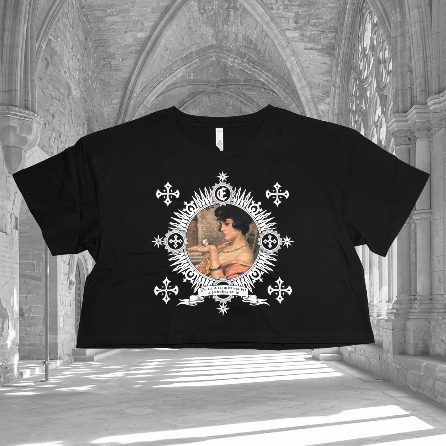 Oopsie 7 Sins Crop Tee