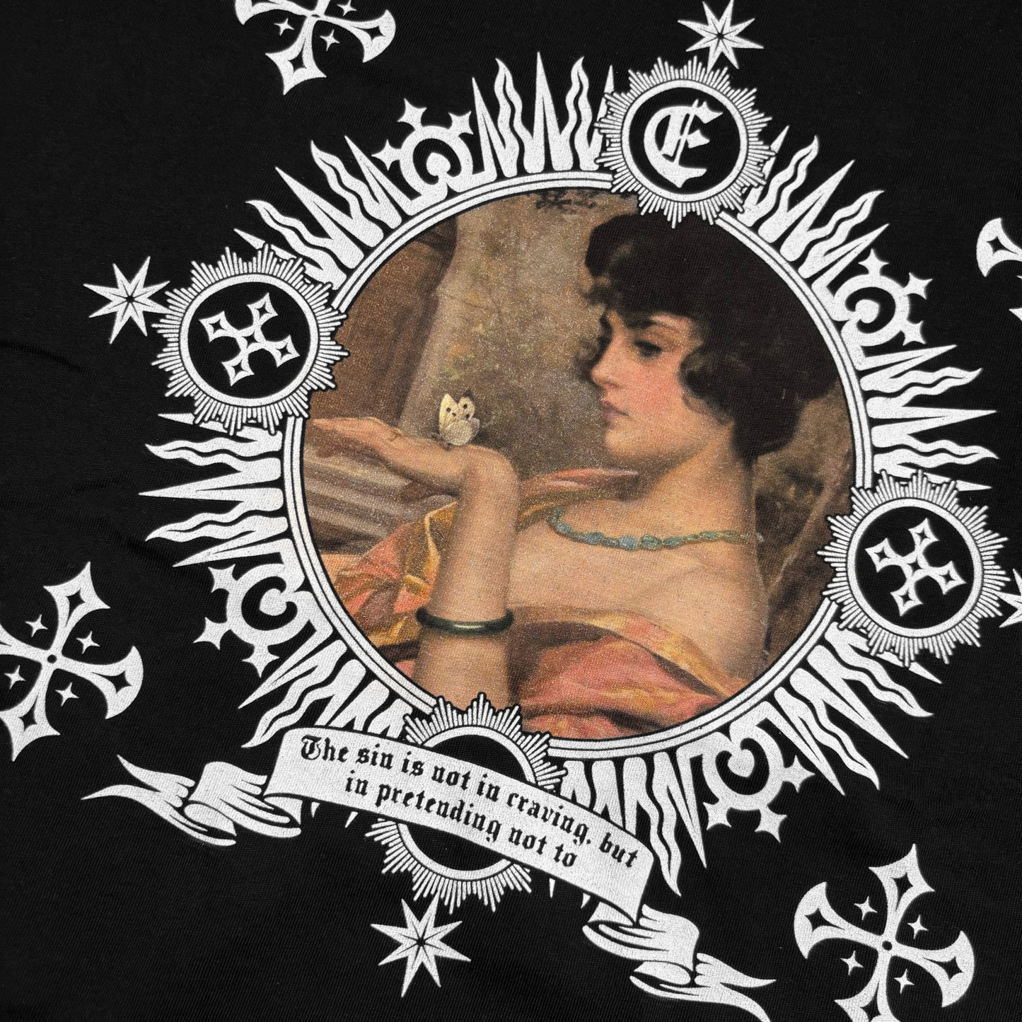 Oopsie 7 Sins Crop Tee