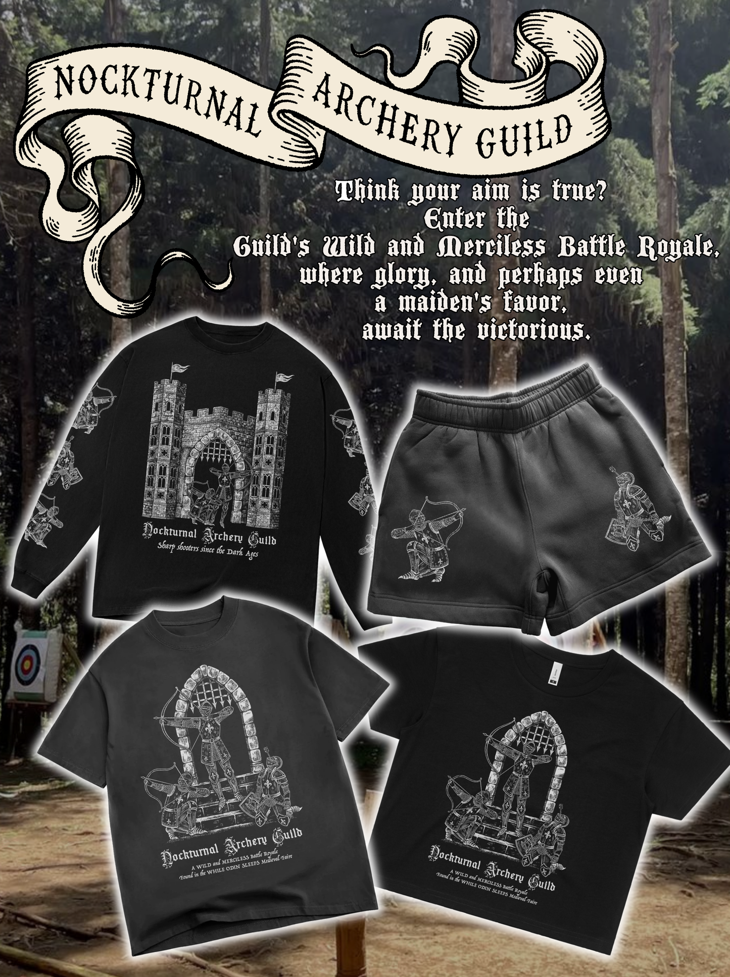 Archery Guild Track Shorts