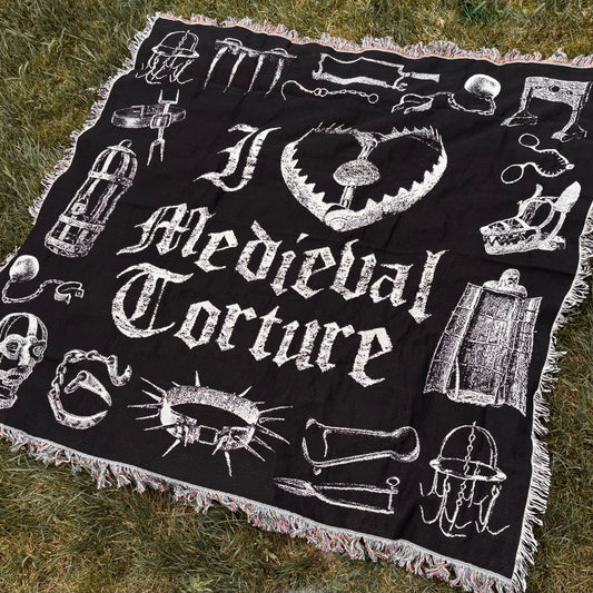 I 🖤 Torture Woven Blanket *Preorder