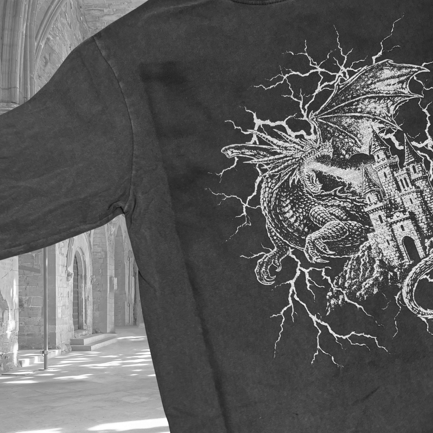 Oopsie Dragon Oversized Long Sleeve