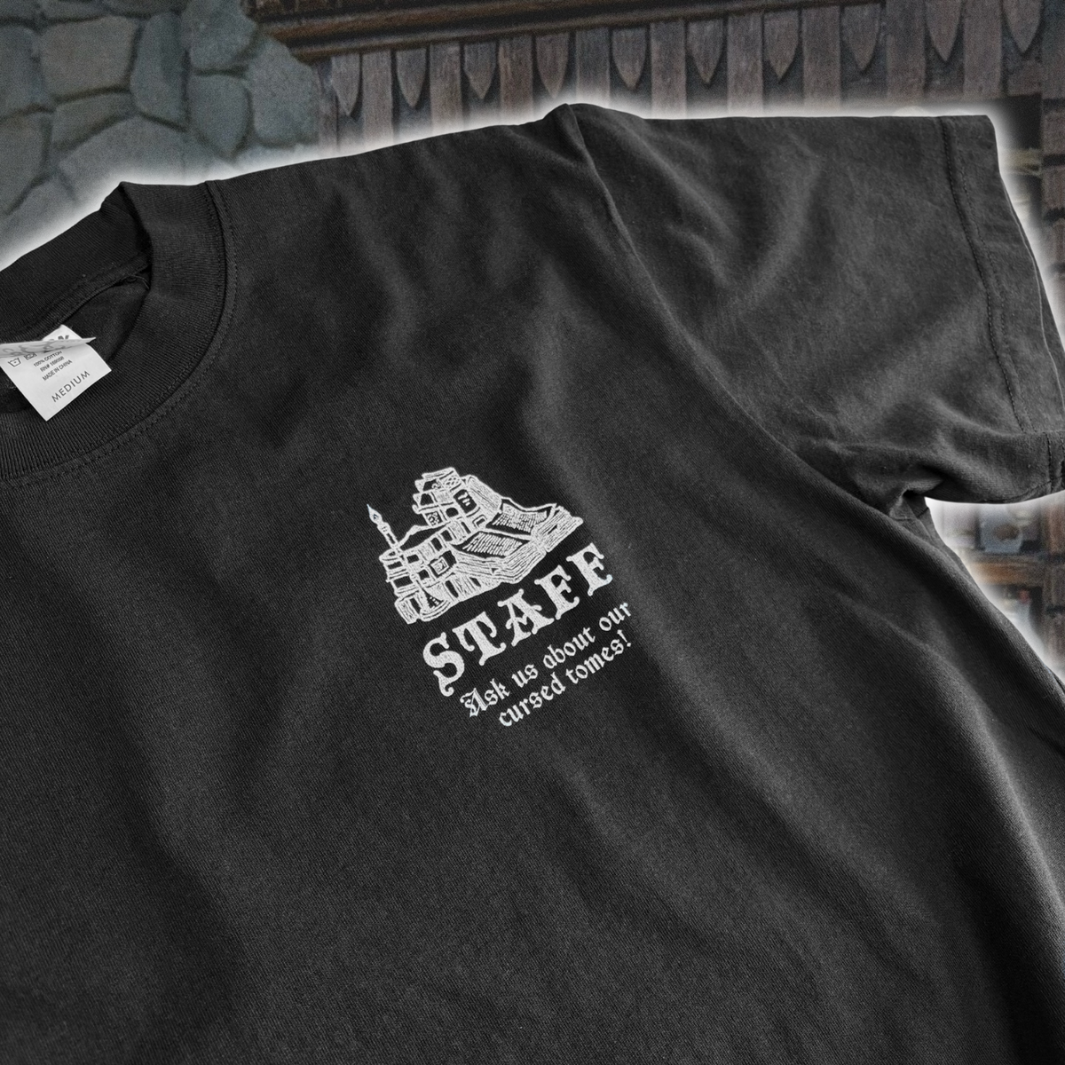 Merlin's Book Emporium STAFF Oversized Tee