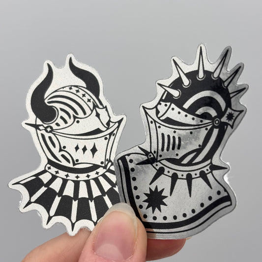Flawed Silver To The Death Sticker Set