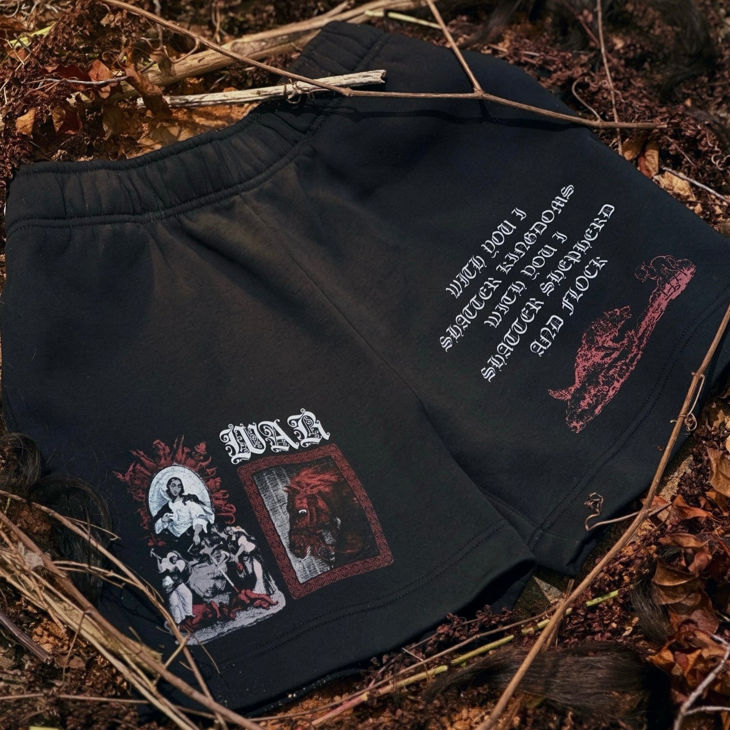 War Relaxed Track Shorts - The Four Horsemen