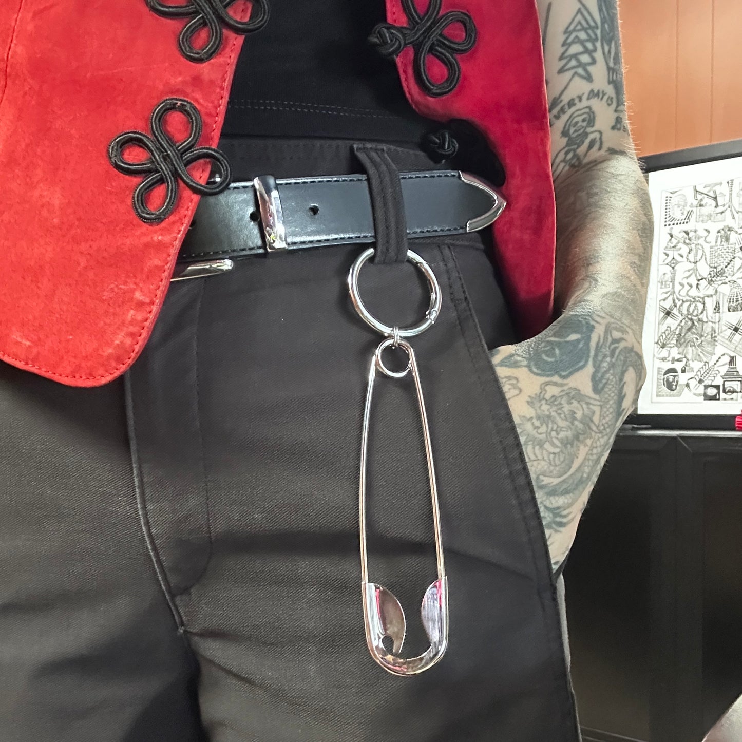 Parure de ceinture épingle à nourrice XL