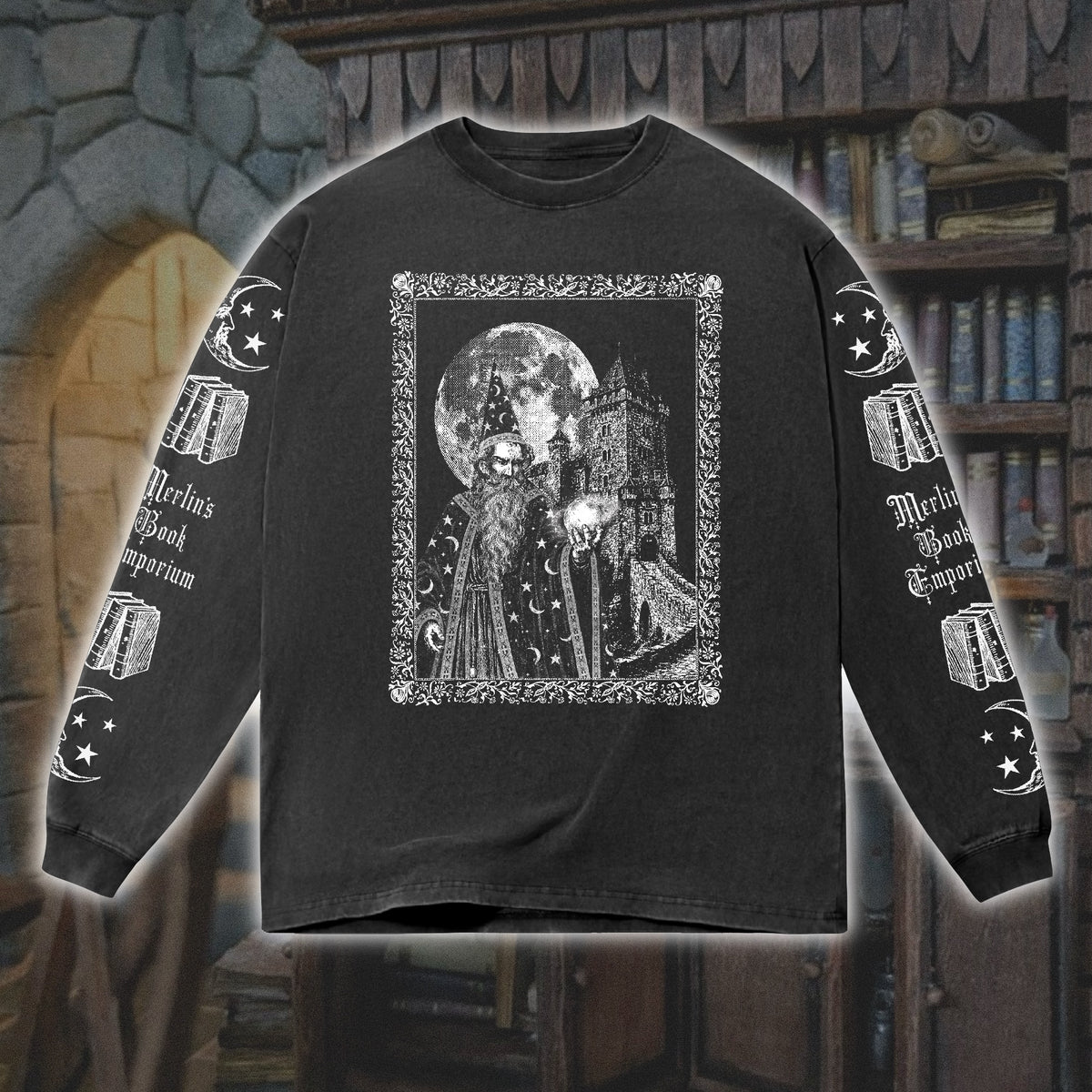 Merlin's Book Emporium Long Sleeve
