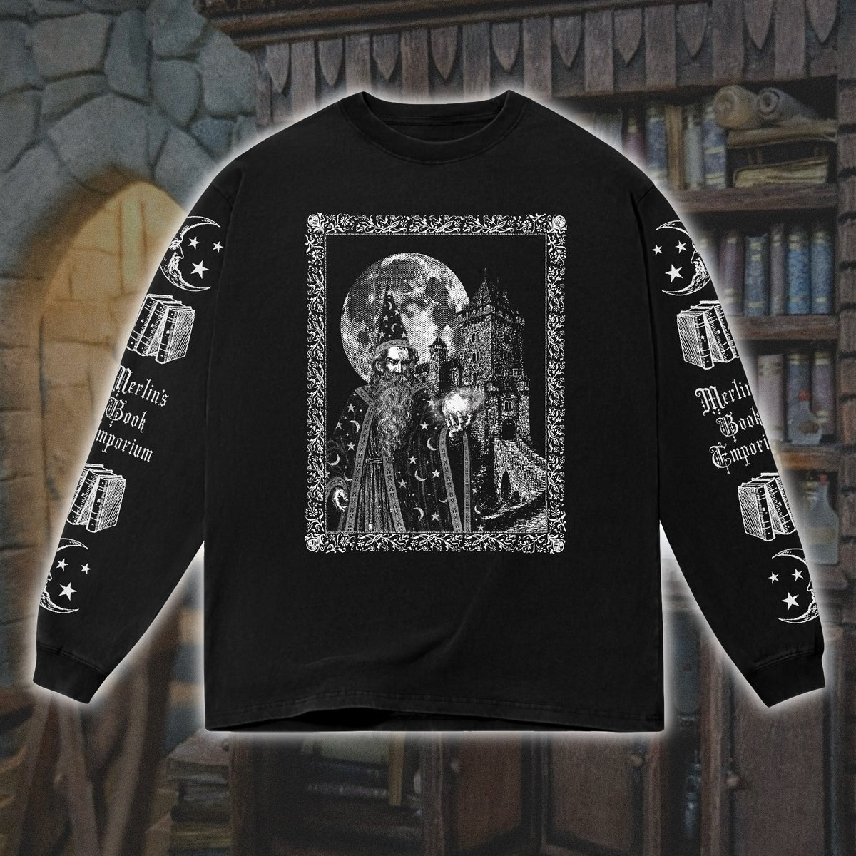 Merlin's Book Emporium Long Sleeve