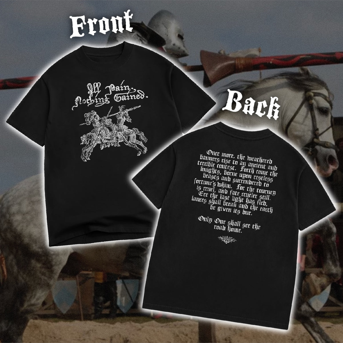 Jousting Oversized Tee