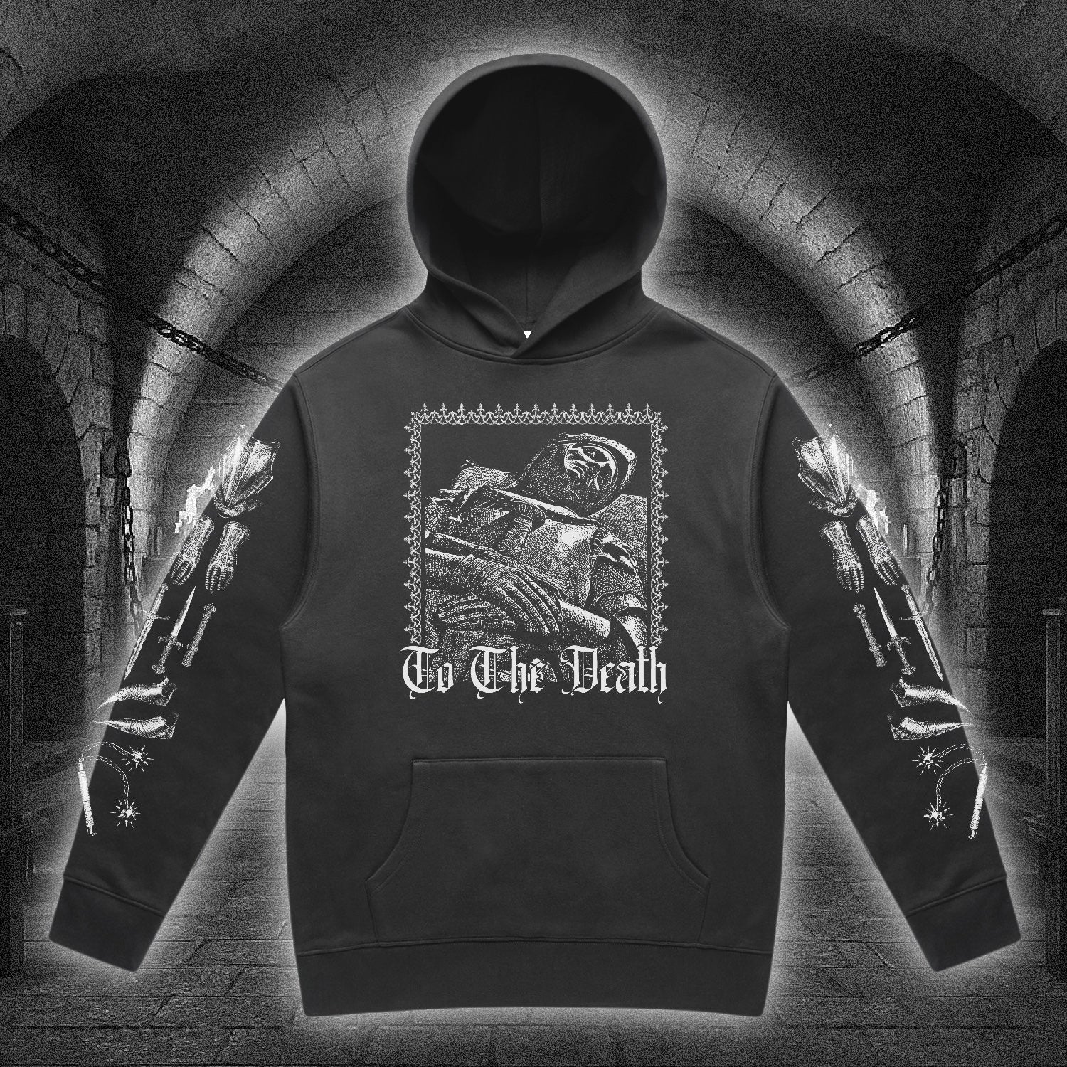 To The Death Hoodie – While Odin Sleeps