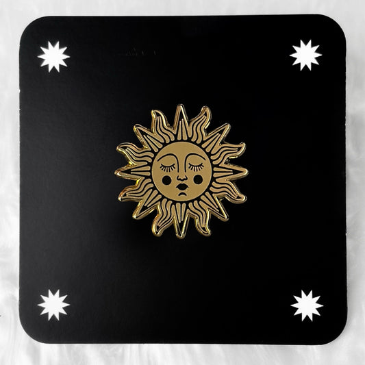 Sun Enamel Pin