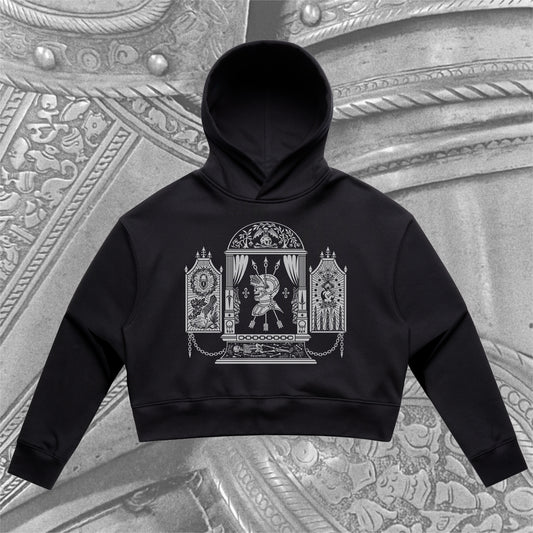 Mausoleum Crop Hoodie