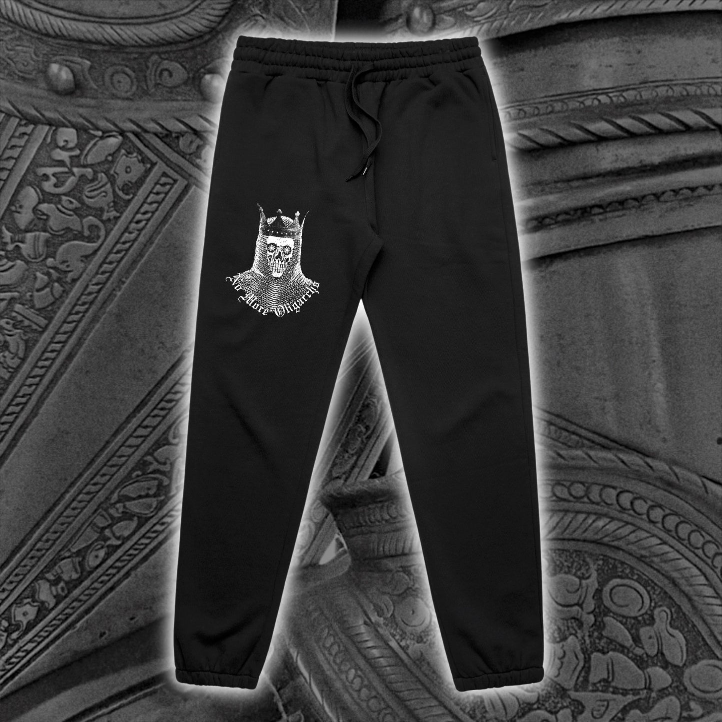 No More Oligarchs Stencil Joggers