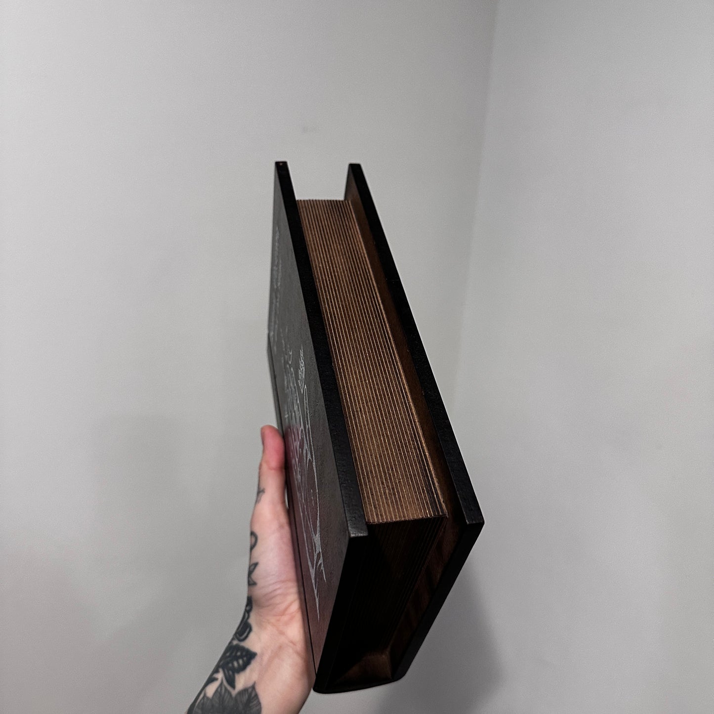 FLAWED Wooden Stash Book