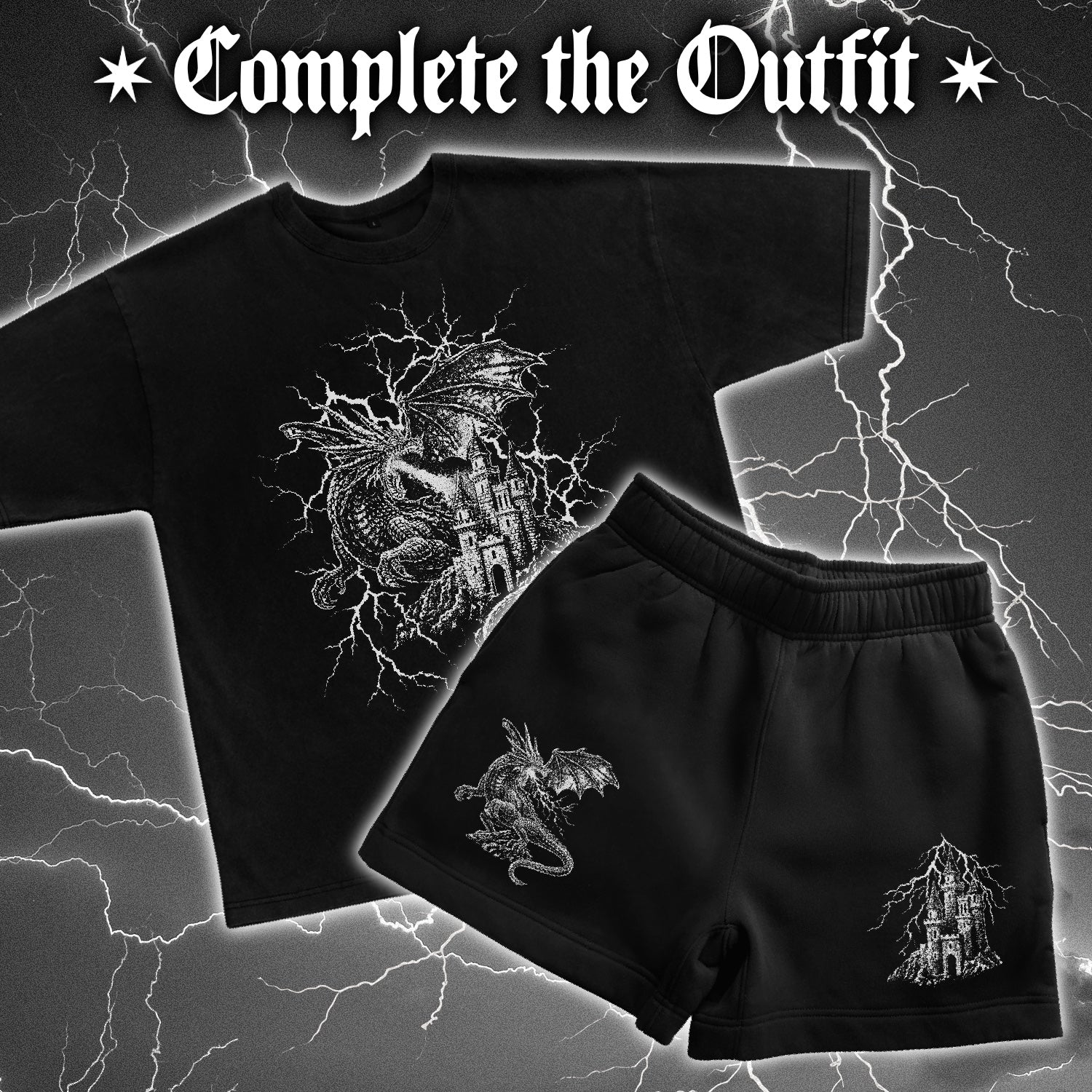 Dragon Oversized Tee – While Odin Sleeps