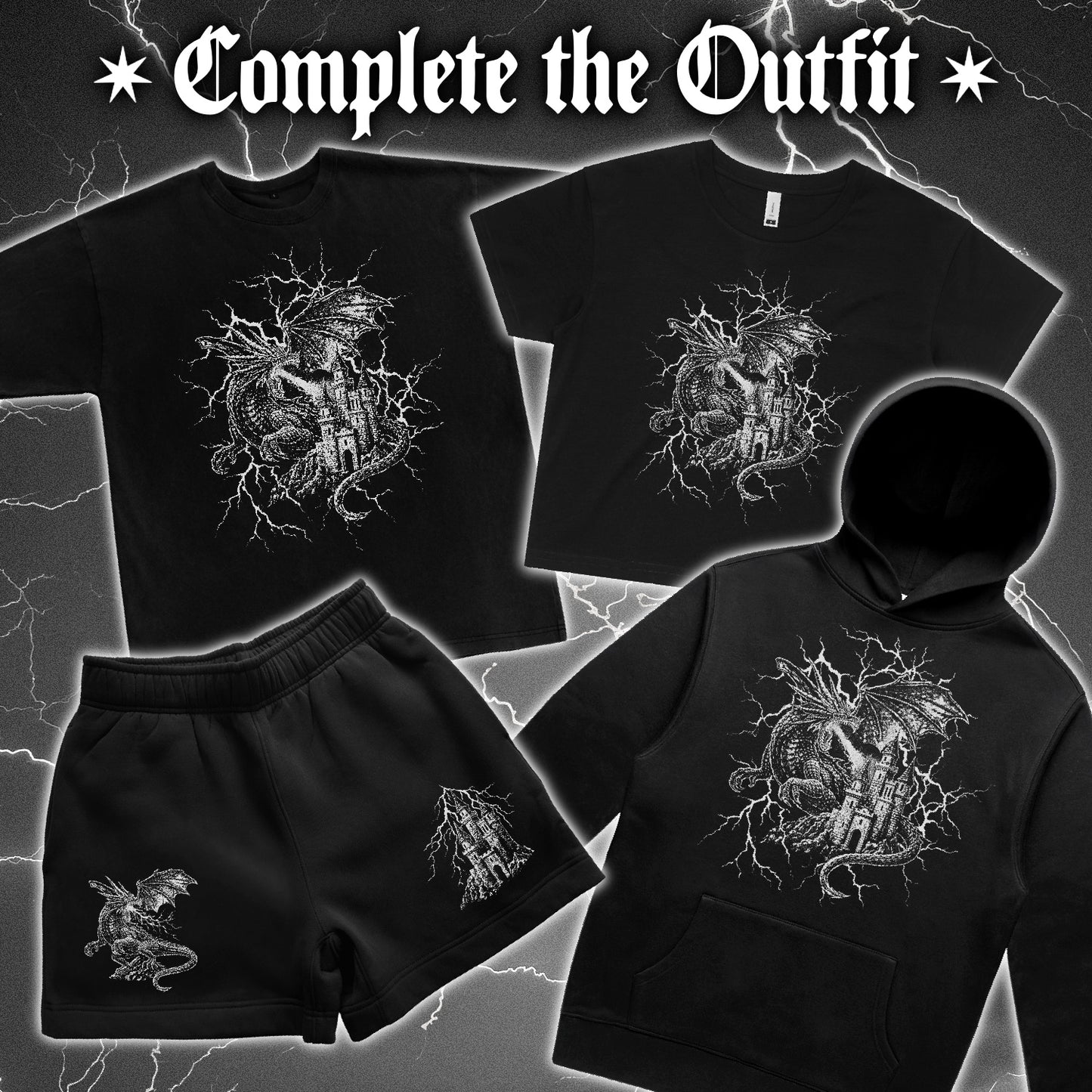 Dragon Relaxed Track Shorts