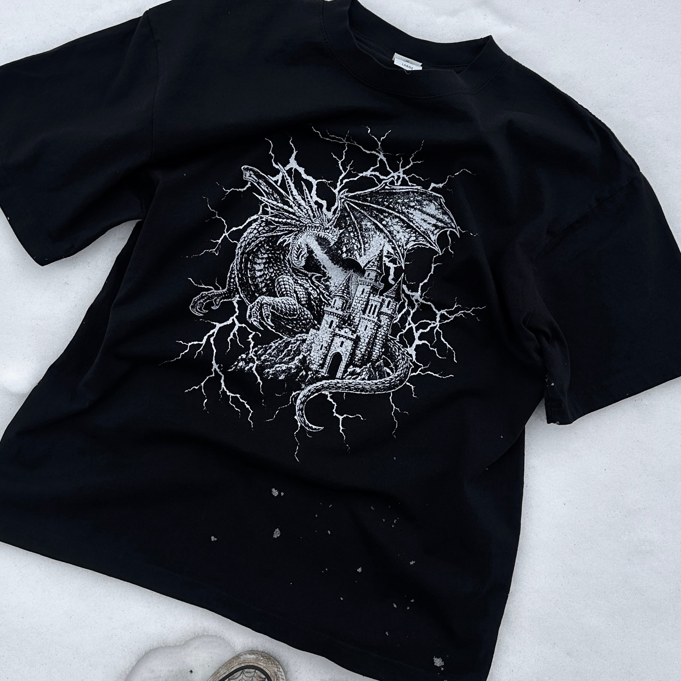 Dragon Oversized Tee – While Odin Sleeps