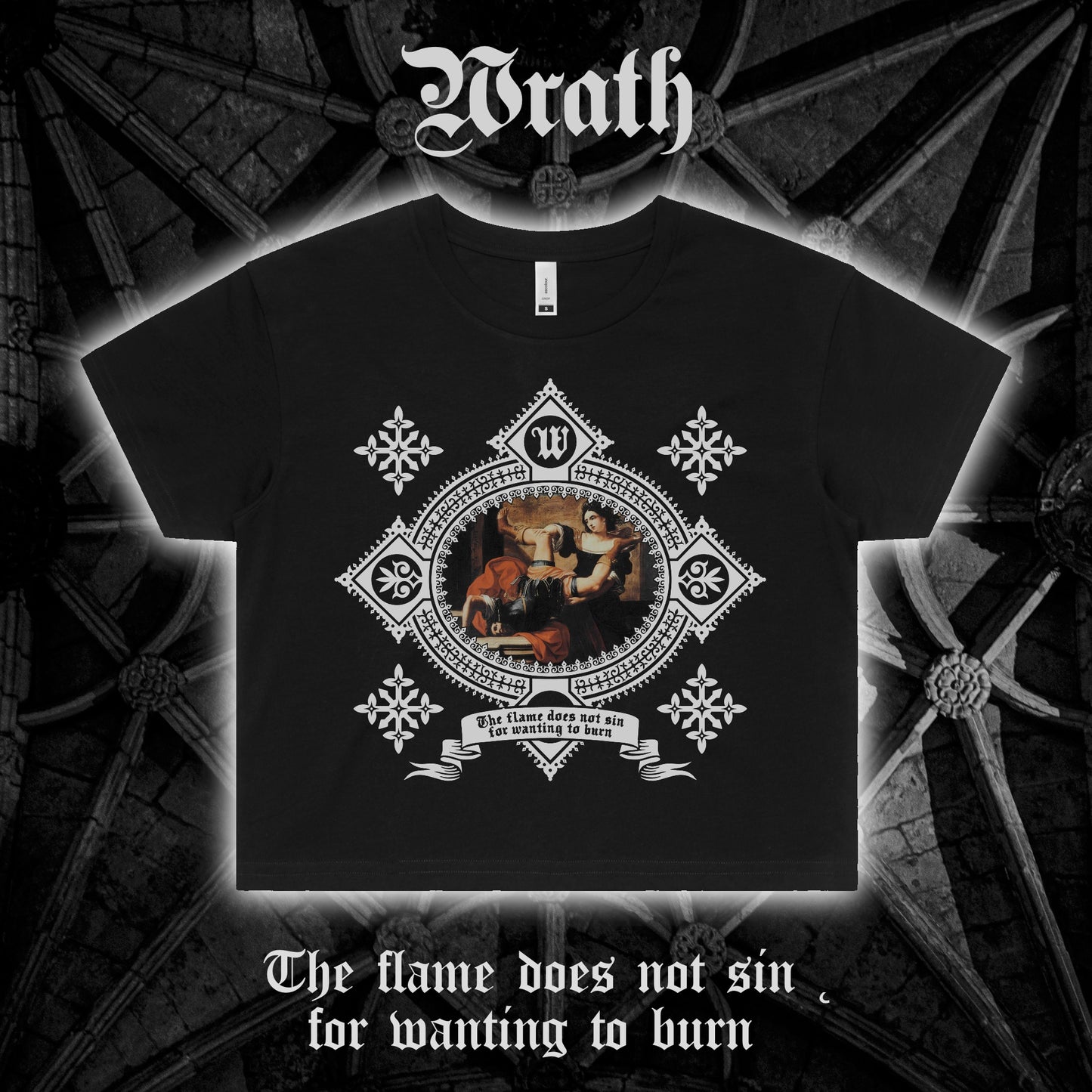 Seven Sins Crop Tees