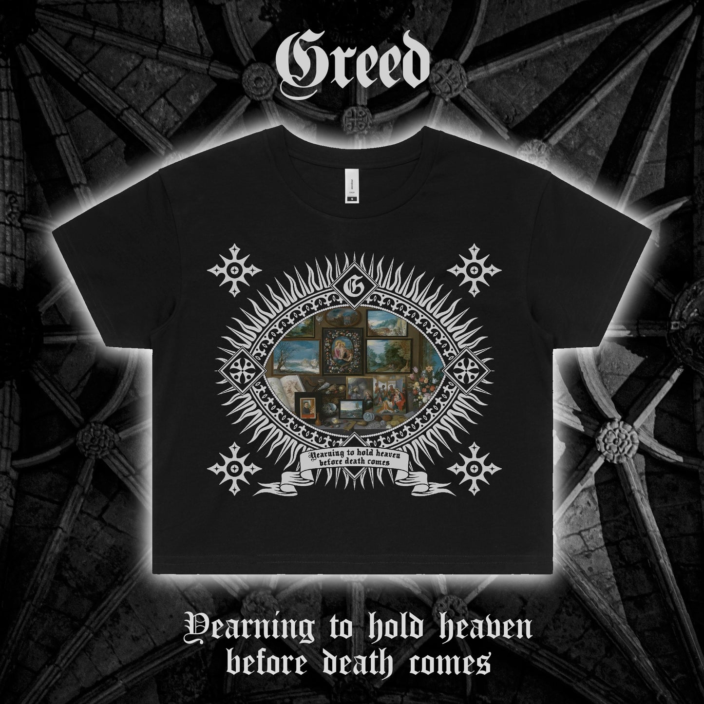 Seven Sins Crop Tees