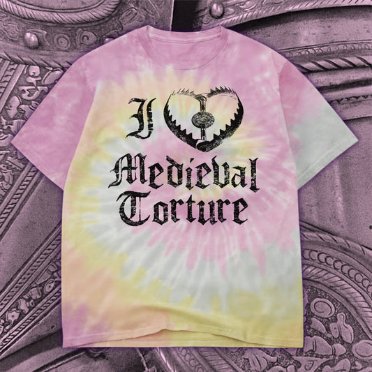 I 🖤 Medieval Torture Tie Dye Oversized Tee