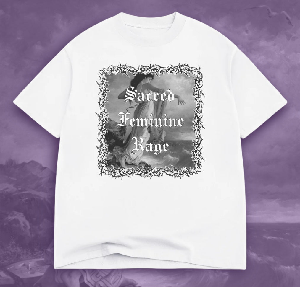 Sacred Feminine Rage Oversized Tee