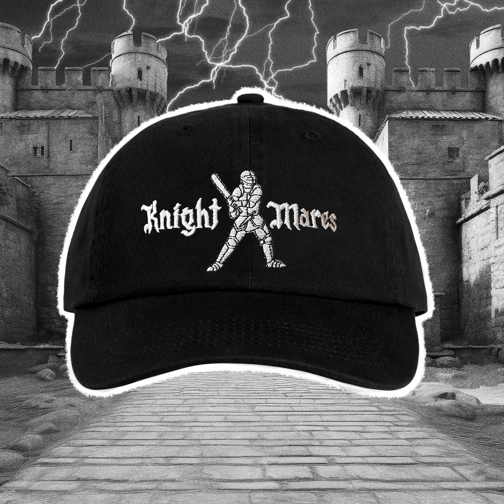 Knight Mares Dad Hat - Apparel - While Odin Sleeps