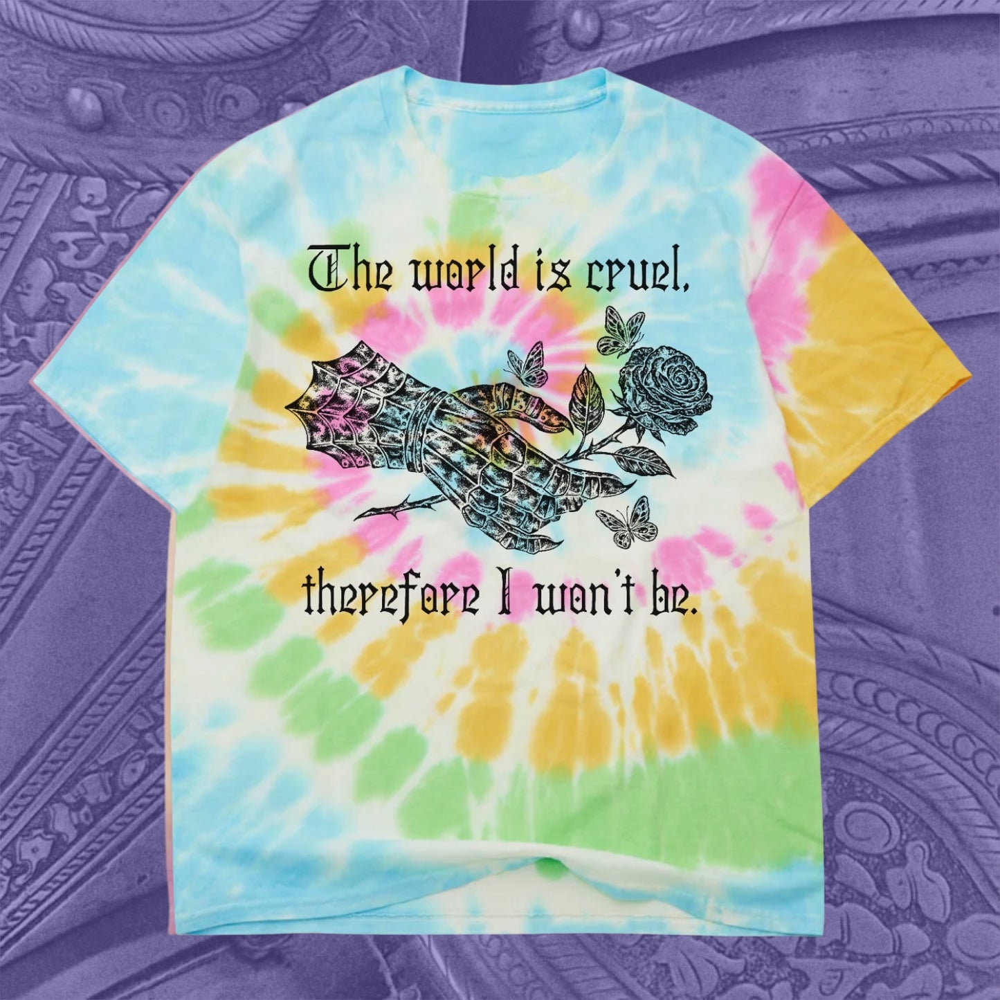Cruel World Tie Dye Oversized Tee