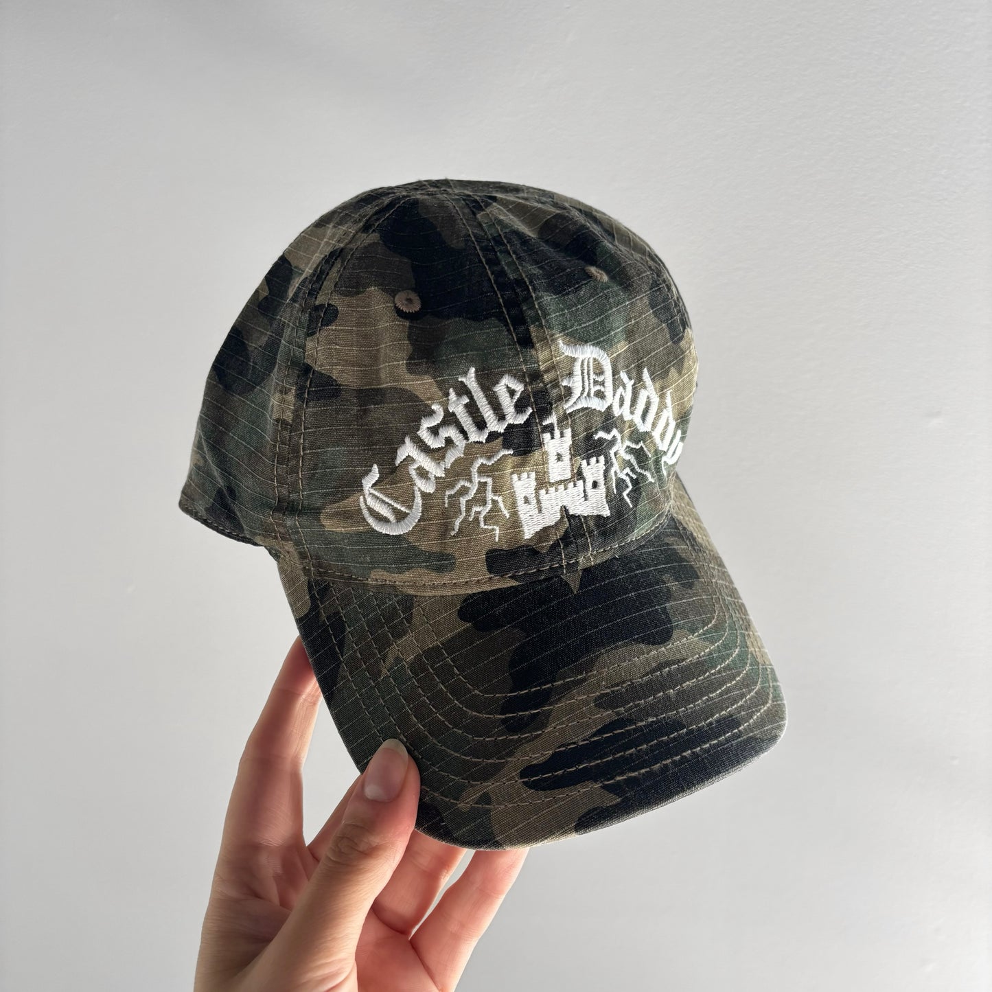 Camo Castle Daddy Dad Hat