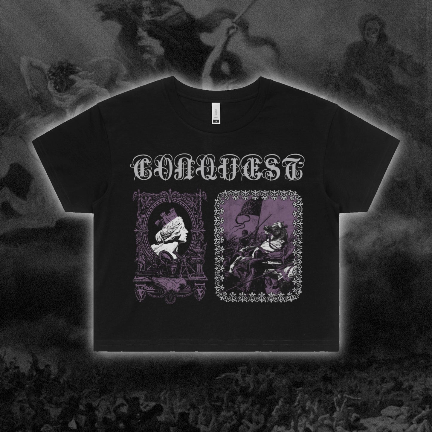 Conquest Crop Tee - The Four Horsemen