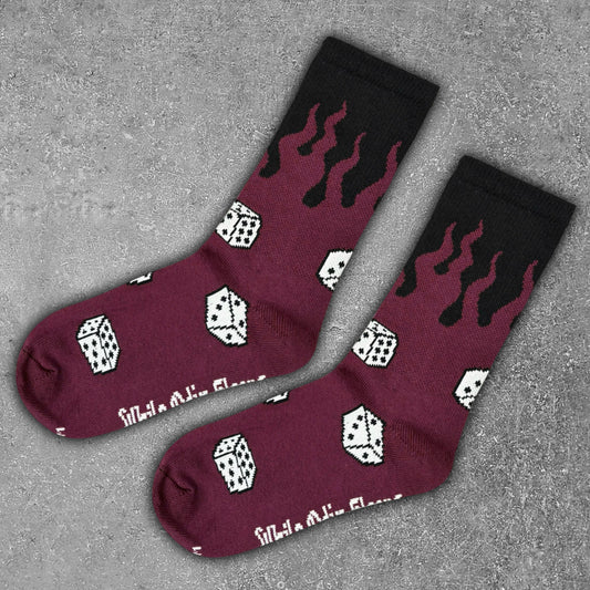 Fire Walk With Me - Crew Socks - Apparel - While Odin Sleeps