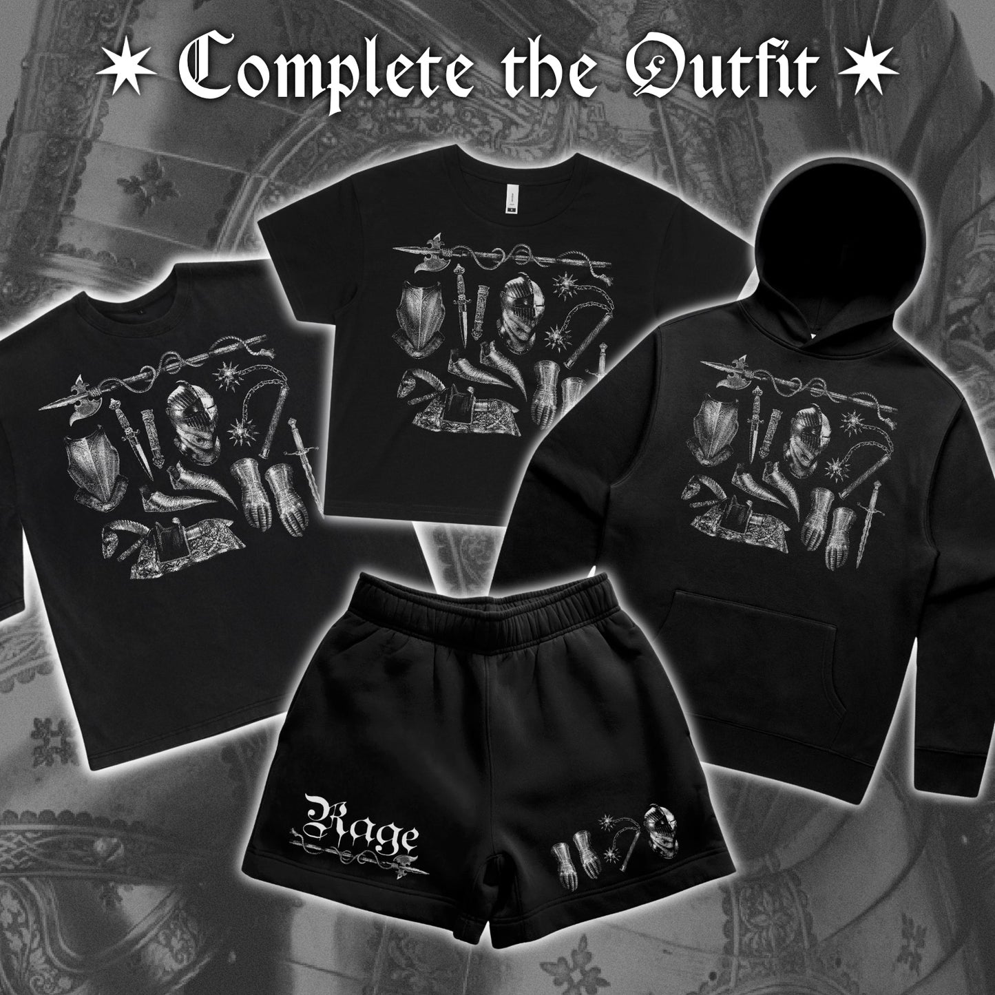 Rage Relaxed Track Shorts