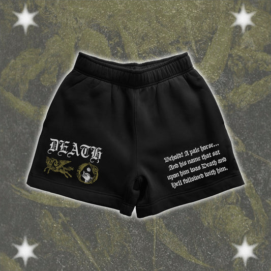 Death Relaxed Track Shorts - The Four Horsemen