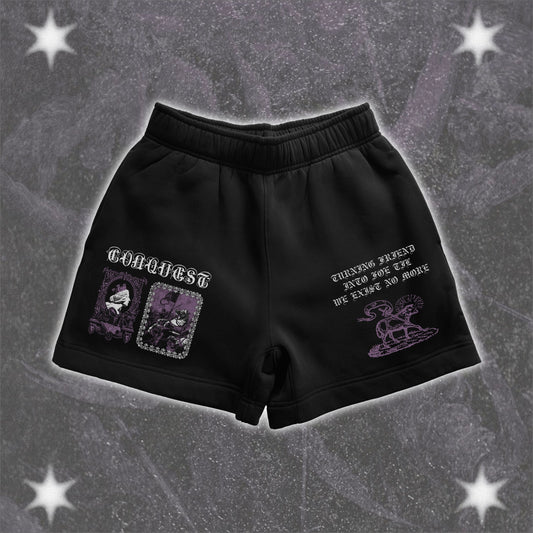 Conquest Relaxed Track Shorts - The Four Horsemen