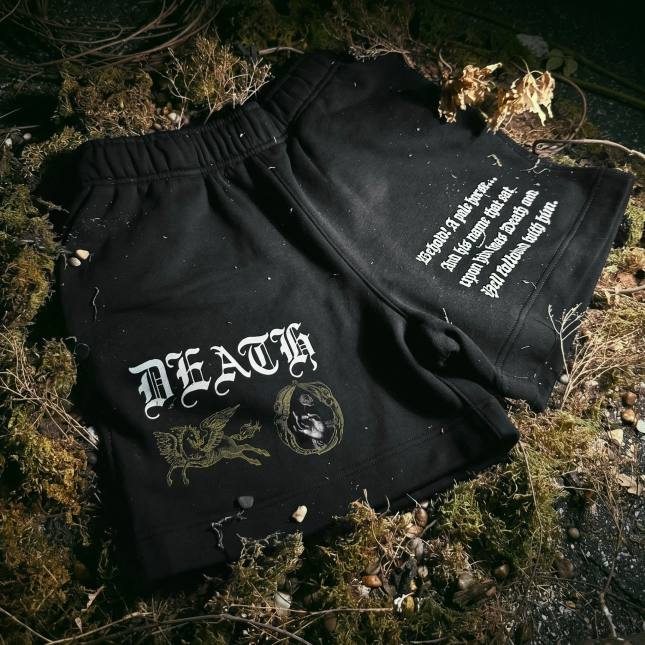 Death Relaxed Track Shorts - The Four Horsemen