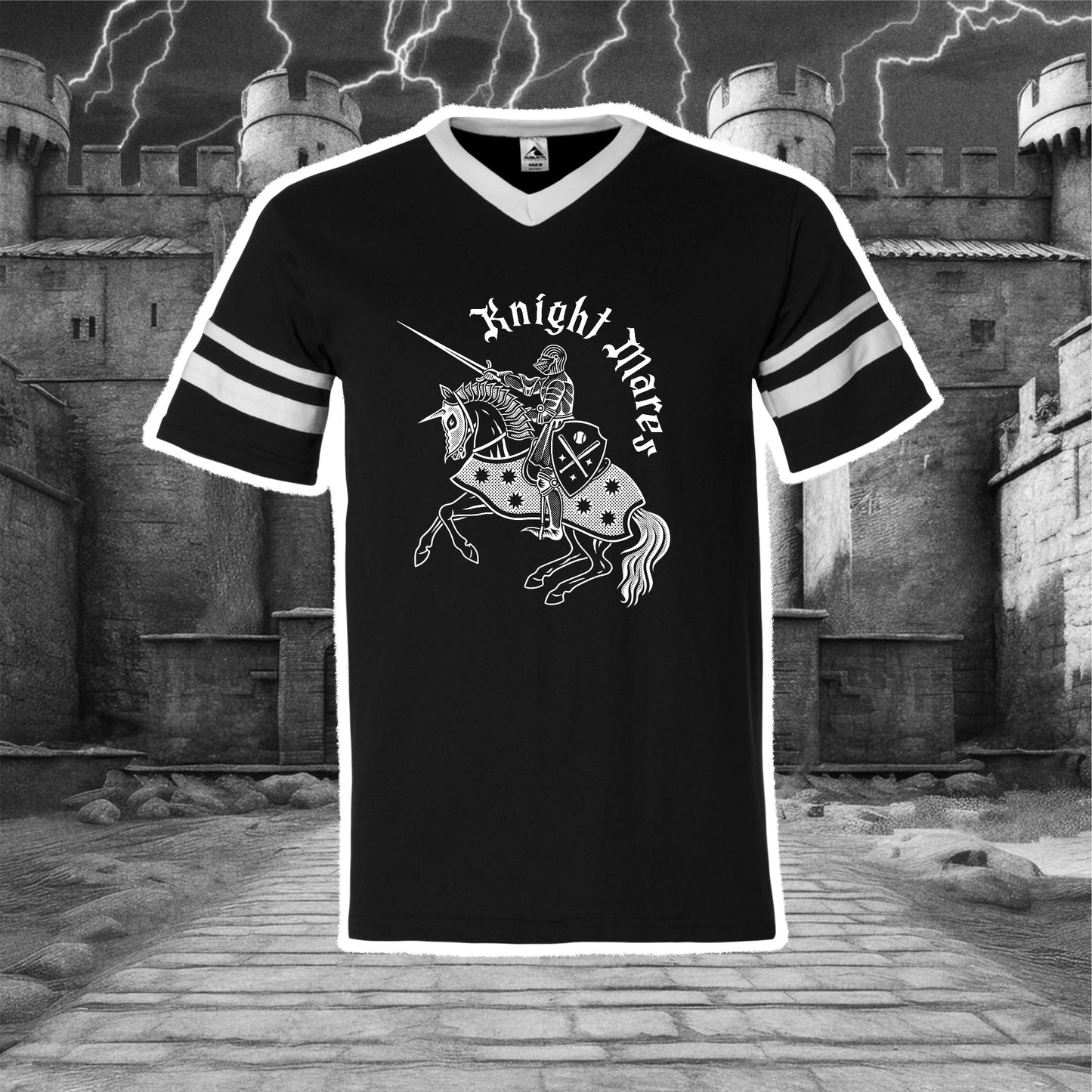 Knight Mares Tee - Apparel - While Odin Sleeps