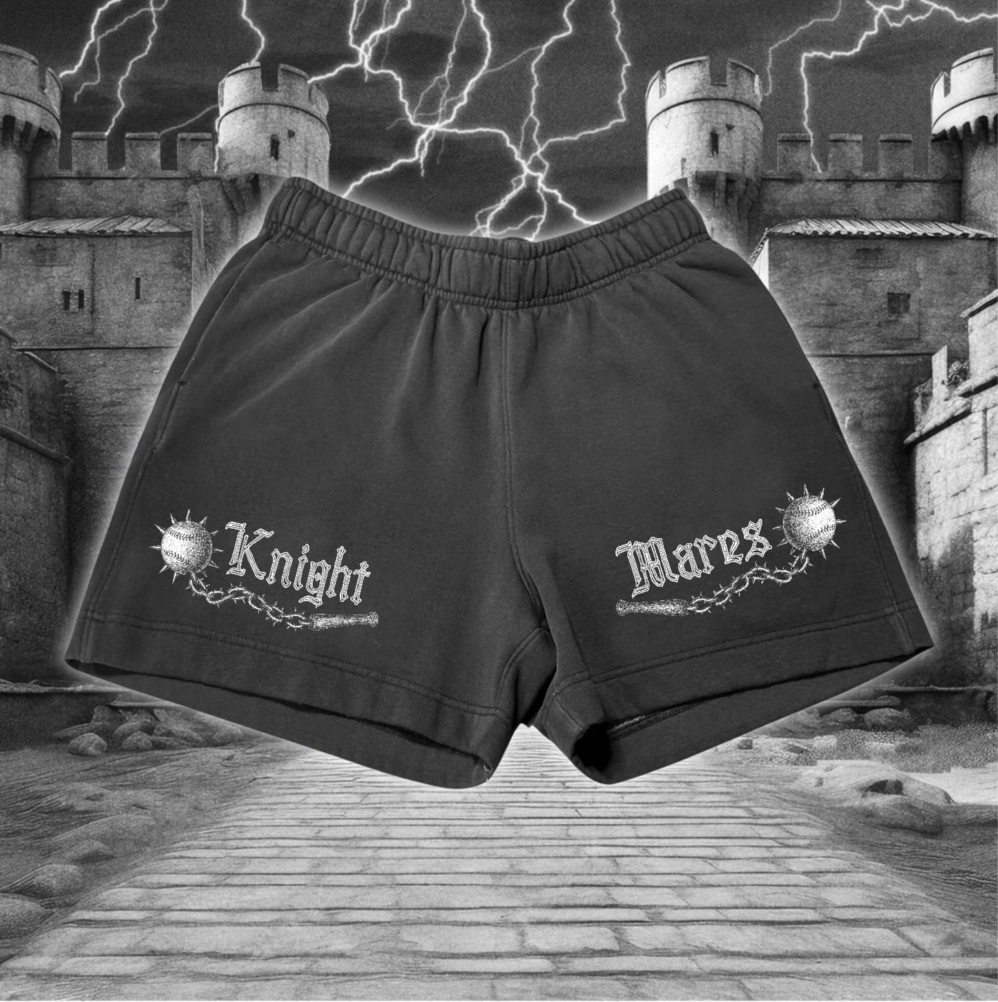 Knight Mares Relaxed Track Shorts