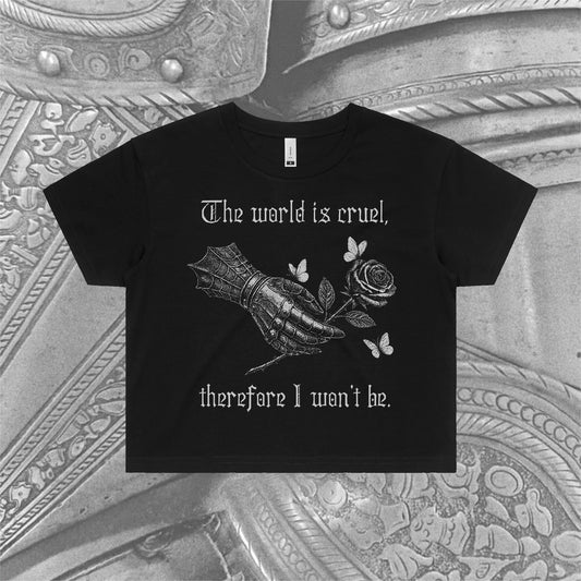 Cruel World Crop Tee
