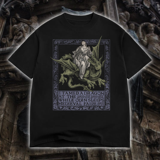 I Tamed a Dragon Oversized Tee