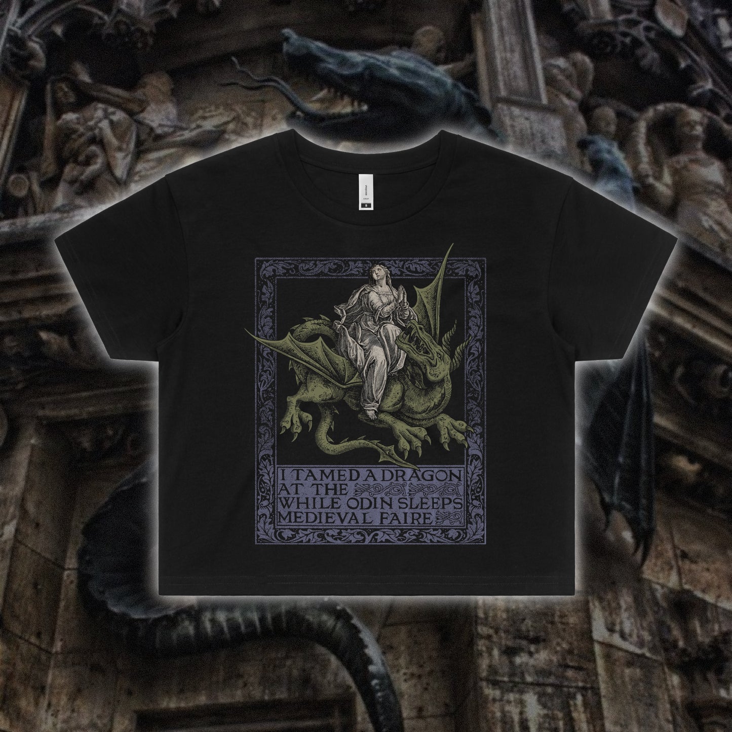 I Tamed a Dragon Crop Tee