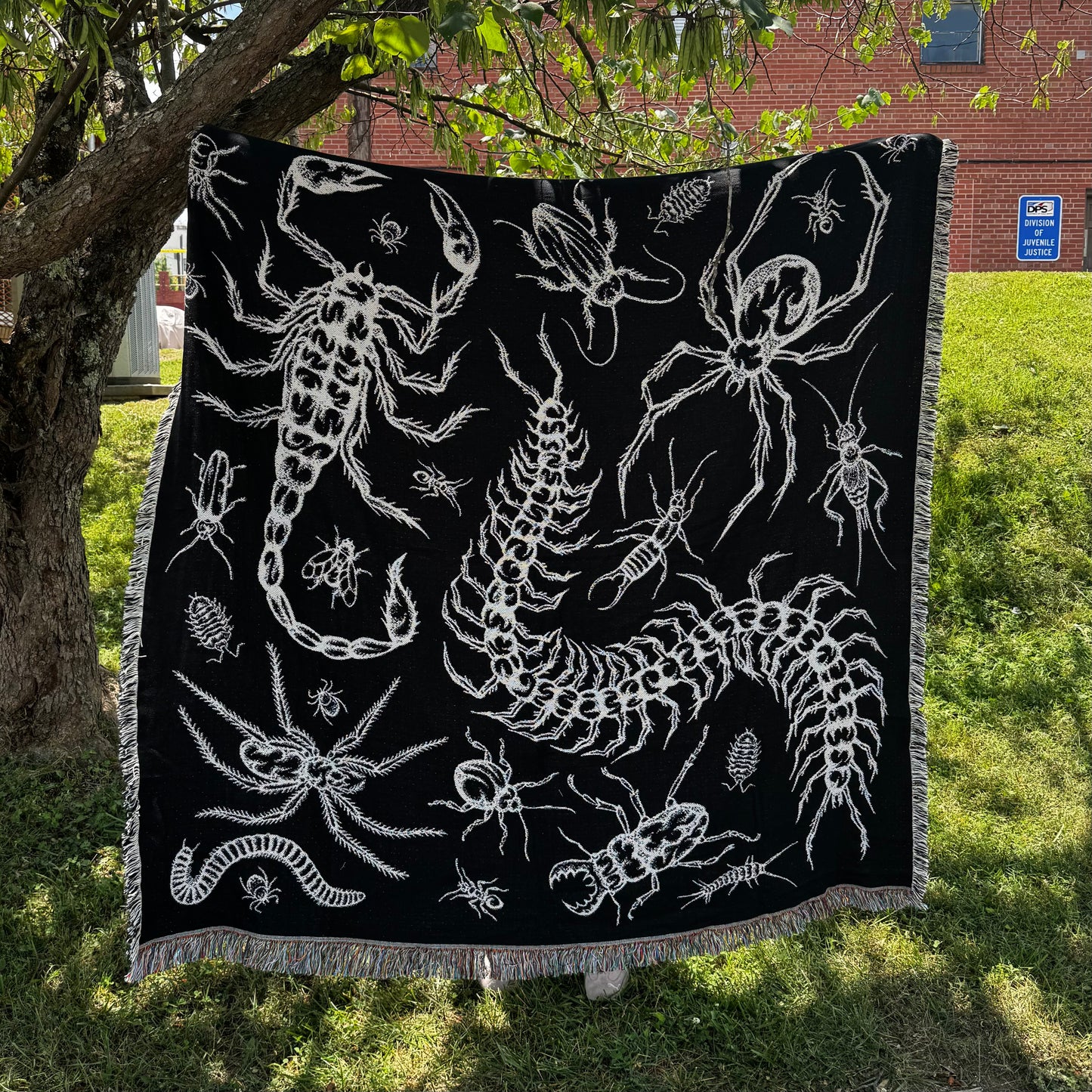 Creepy Crawlies Woven Blanket *Preorder
