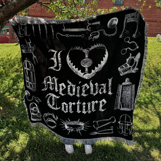 I 🖤 Torture Woven Blanket *Preorder