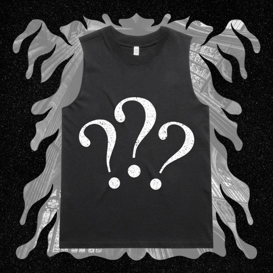 Mystery Oopsie Black Faded Tank