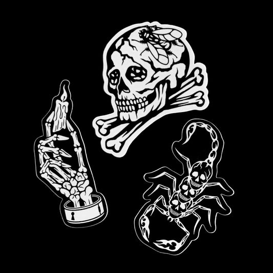 Skelloween Sticker Pack - Stickers - While Odin Sleeps