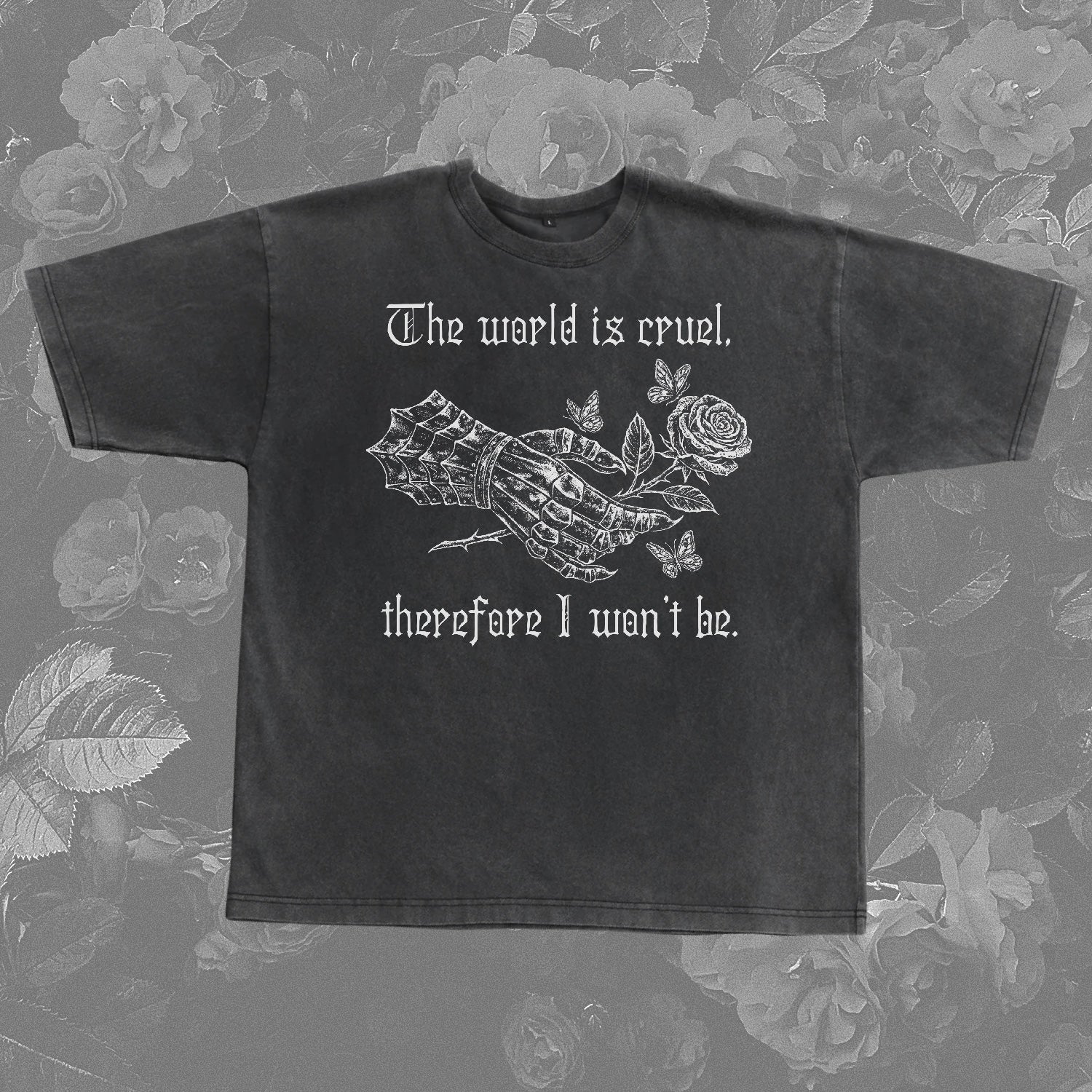 【DAI様用】PERPETUAL / What A Cruel World Cruel World Oversized Tee – While Odin Sleeps