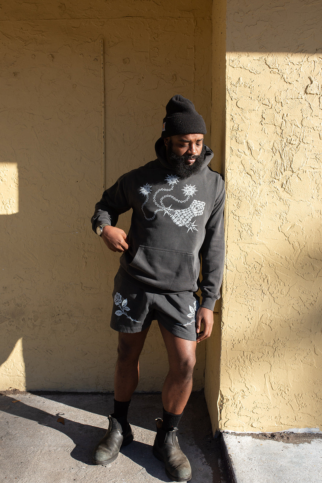 Flail Relaxed Faded Hoodie