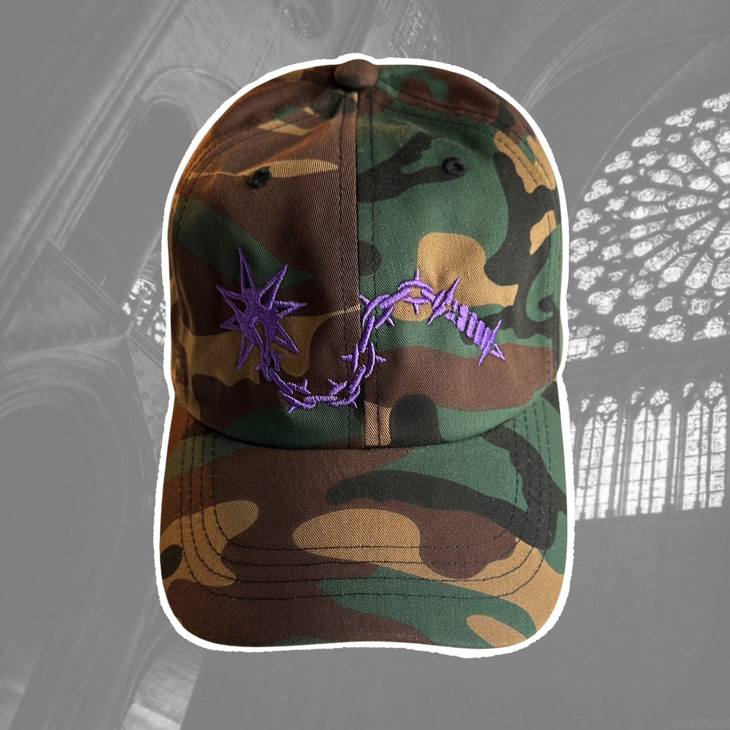 Camo Flail Dad Hat