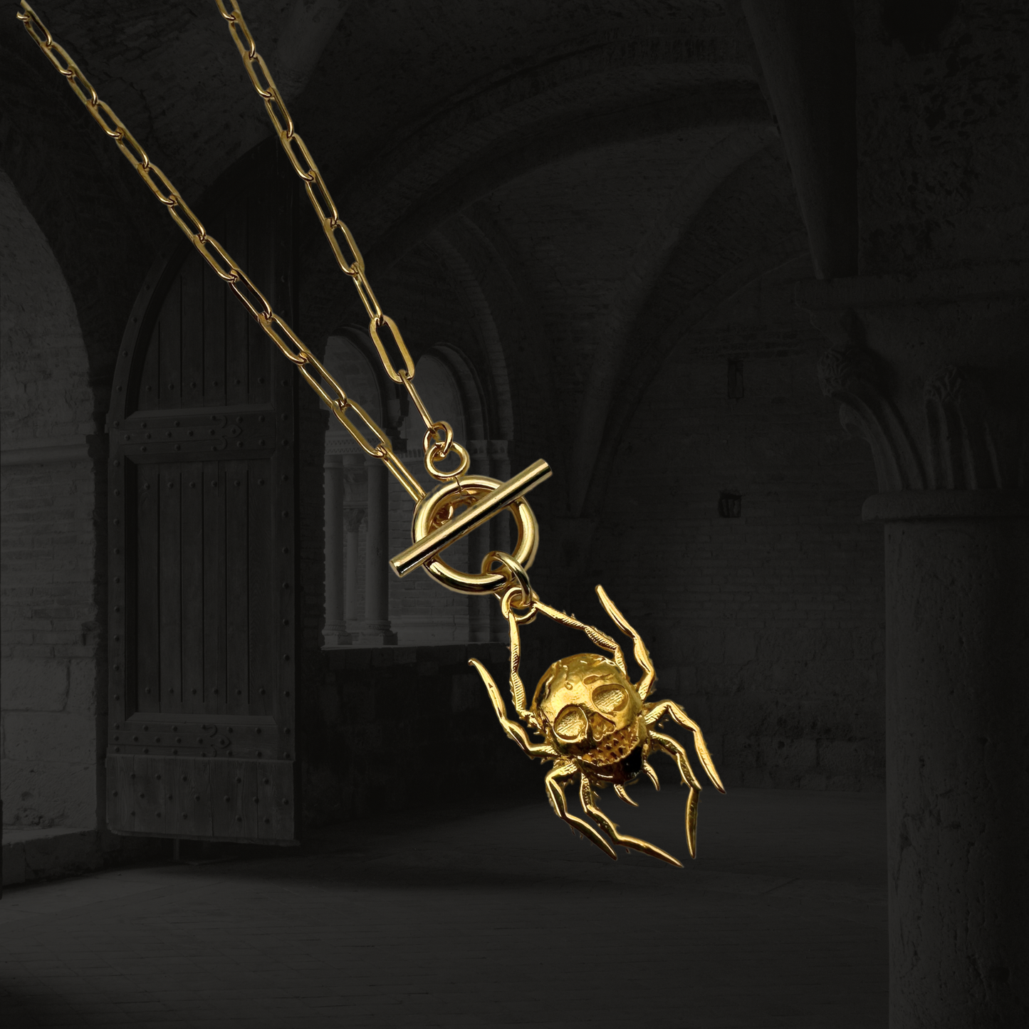 Gold Aranea Necklace