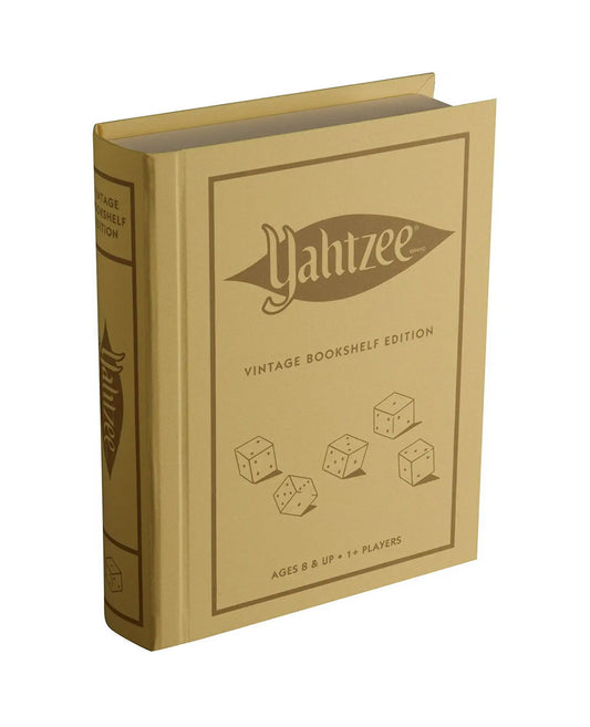 Yahtzee Dice Game édition bibliothèque vintage