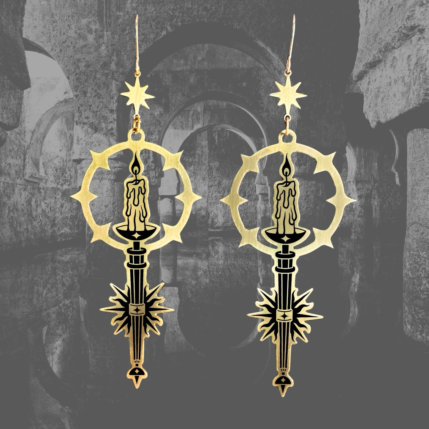 Illustro - Earrings (2D) - While Odin Sleeps