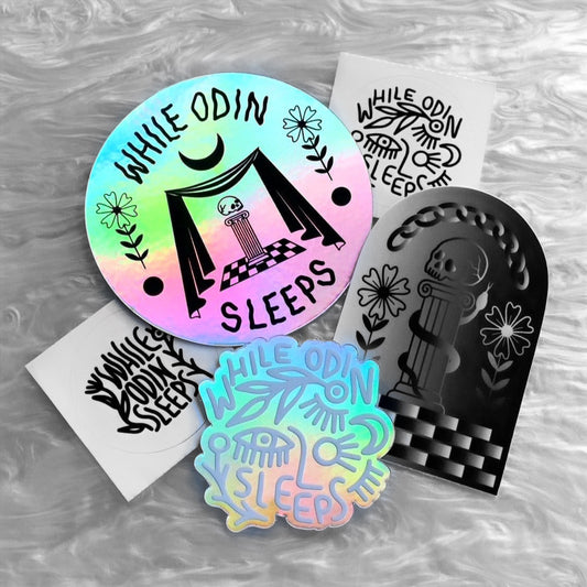 Mystery Sticker Pack! - While Odin Sleeps