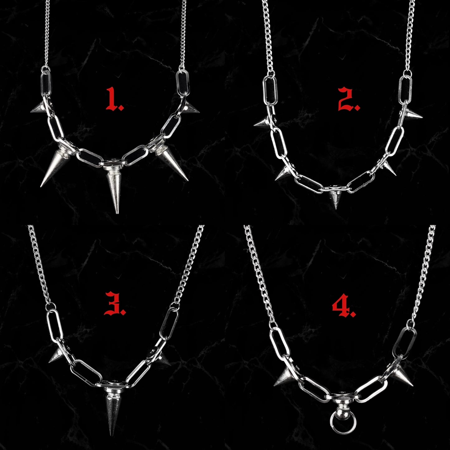 Spikey Necklaces - While Odin Sleeps